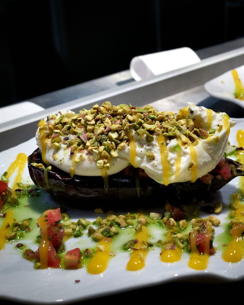 Assiette de saison de MUSE, cuisine d’inspiration méditerranéenne