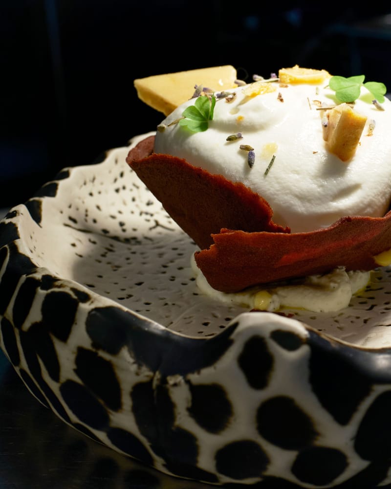Dessert de saison servi chez MUSE